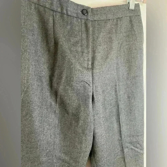 Pendleton Women’s Vintage 100% Virgin Wool Gray Trousers Pants - Size 8 - Picture 3 of 7